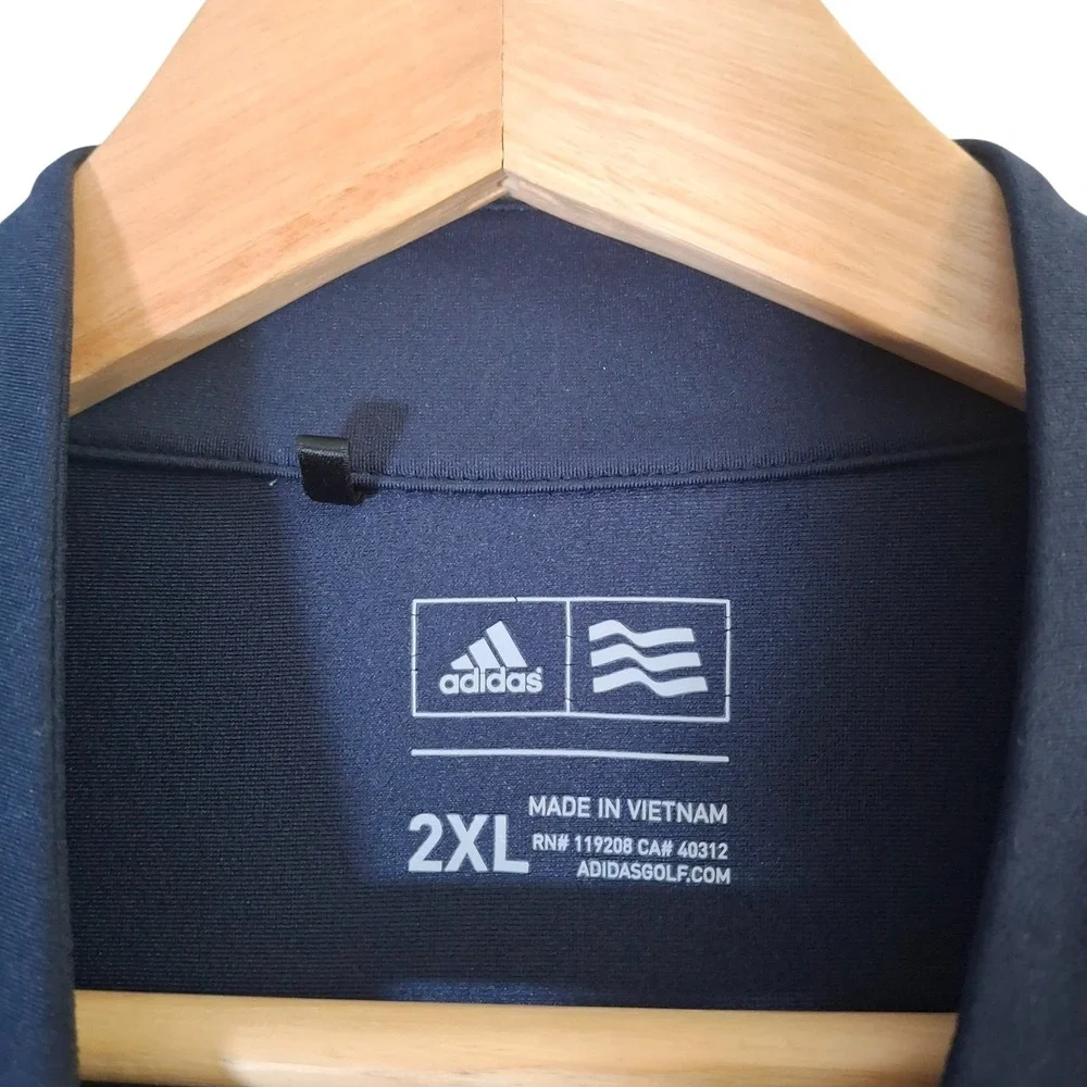 Minnesota Timberwolves 1/4 Zip Pullover Mens 2XL Navy Blue NBA Adidas